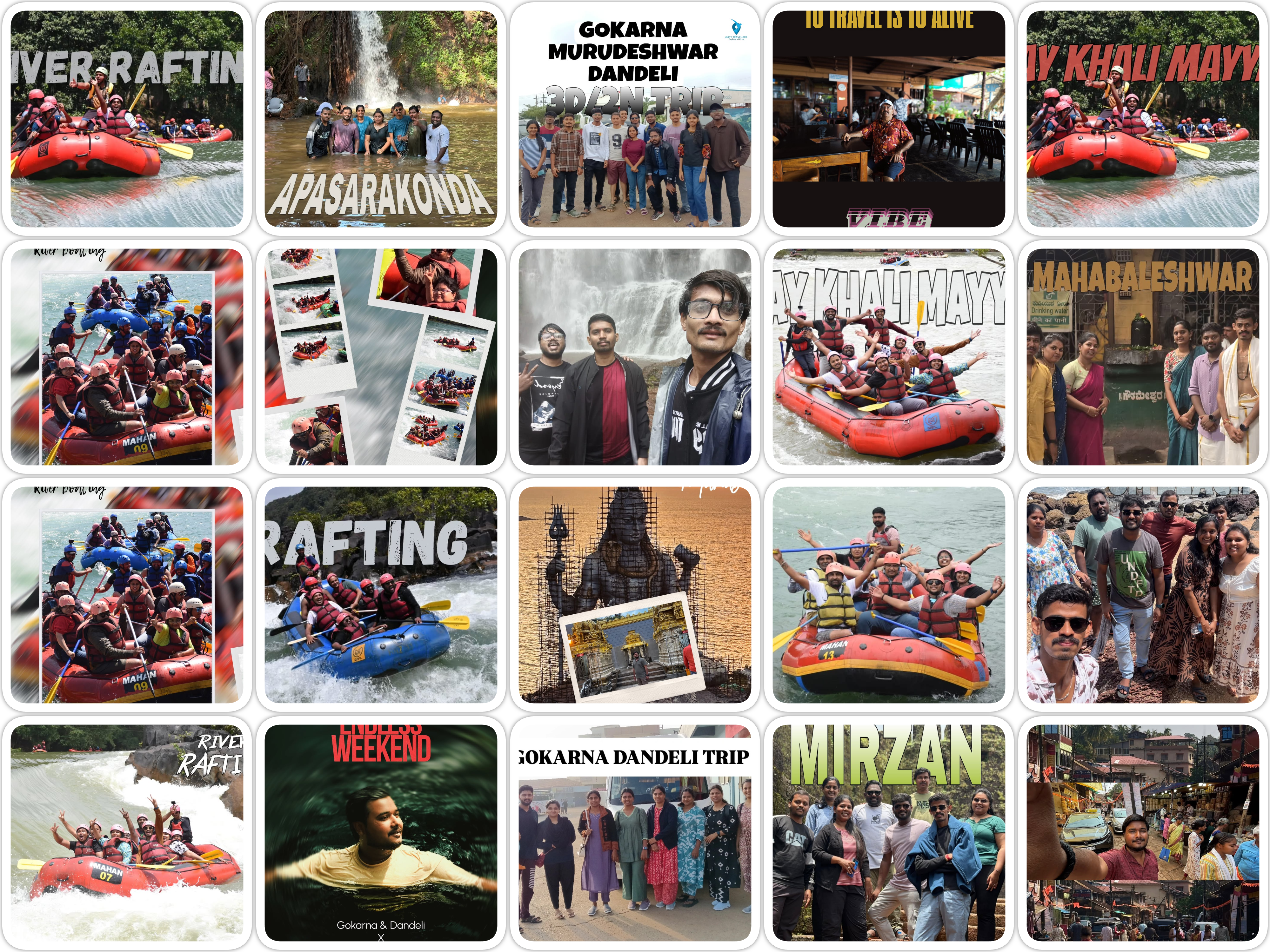 Unity Travellers Trip Collage