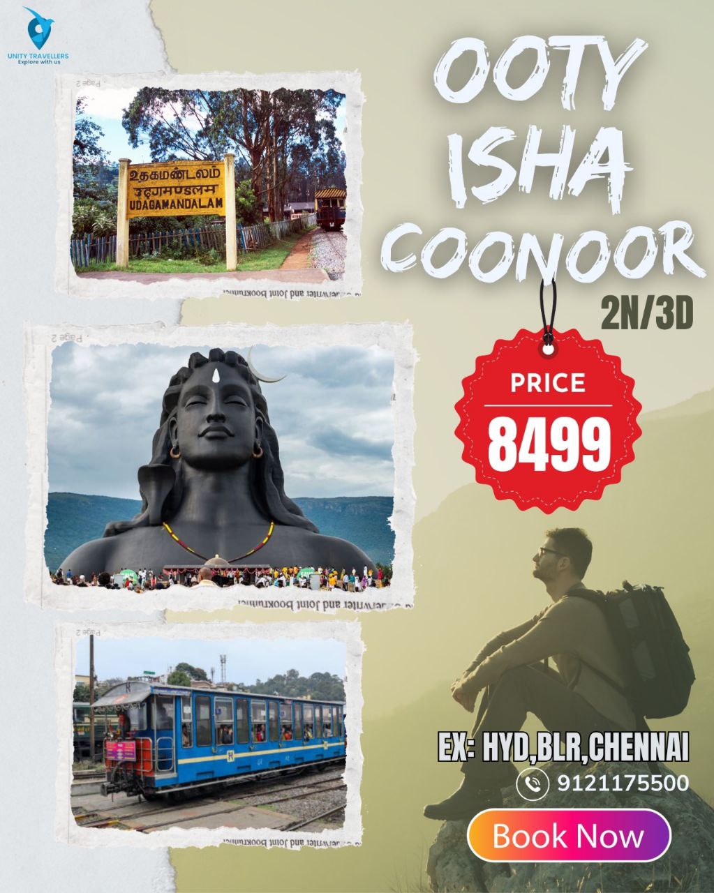 OOTY ISHA 3 days 2 nights package poster